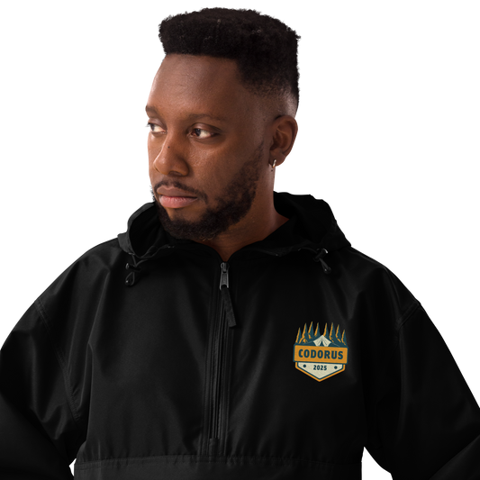 Embroidered Champion Packable Jacket