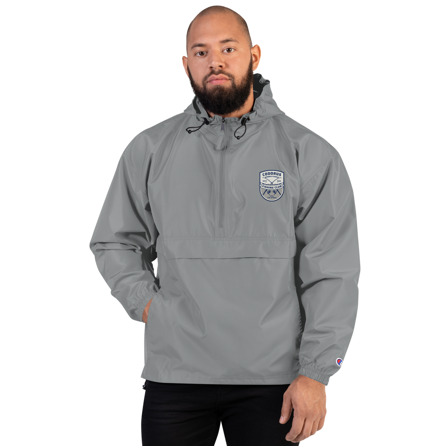 Embroidered Champion Packable Jacket